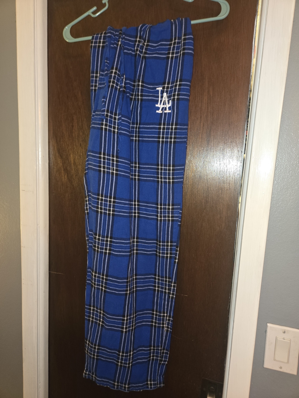 Men's Blue Plaid Shirt